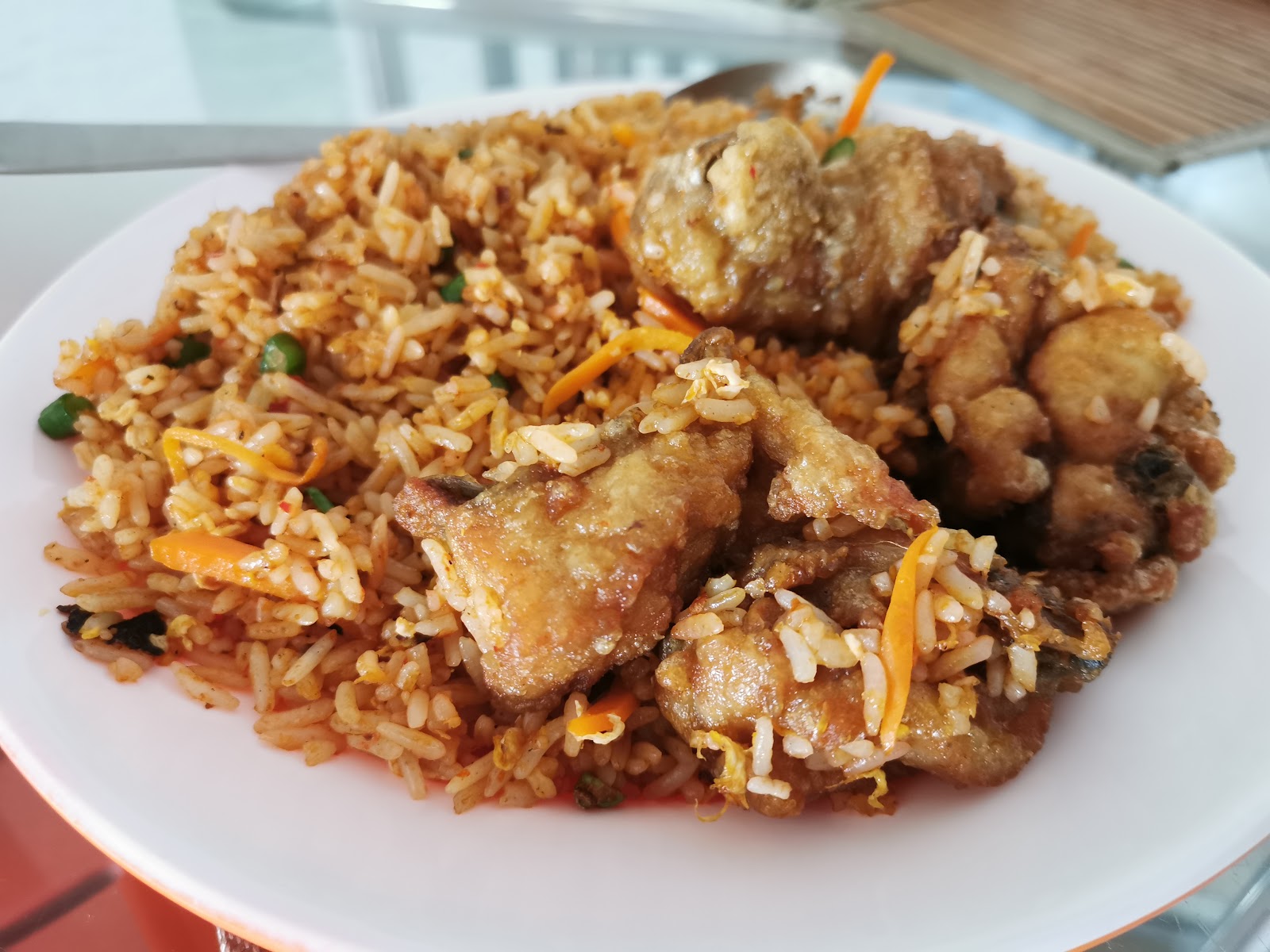 咸蛋鸡丁饭 Salted Egg Chicken Rice